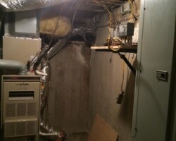 Old Cooling Equipment Removed Old Cooling Equipment Removed